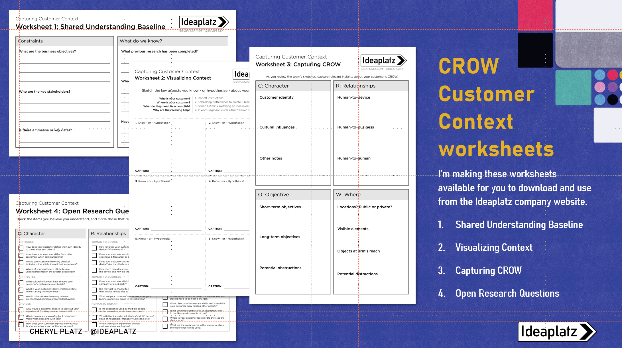 Capturing Customer Context – Free Downloadable Worksheets